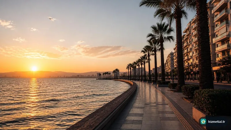 İzmir Kordon ve körfez manzarası